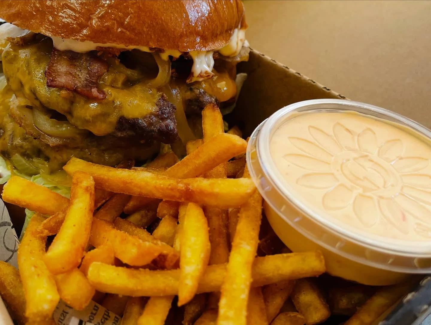 fries with burger